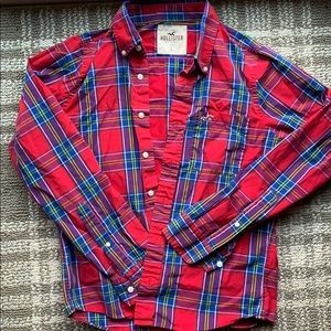 Hollister Plaid Flannel/button up